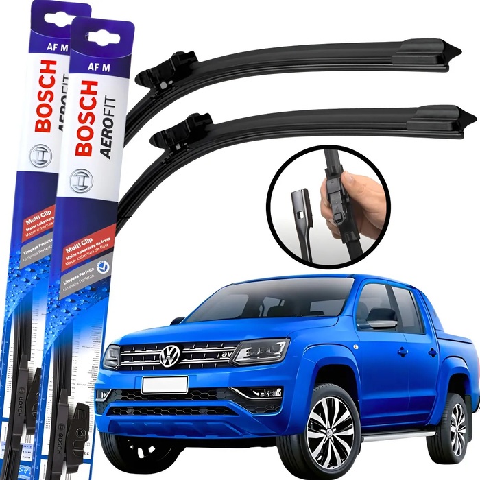 Par Palheta Limpador Parabrisa Multiclip Amarok 2013 À 2024