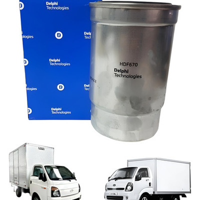 Filtro De Combustível Hr / K2500 2.5 16v Após 2013 Delphi