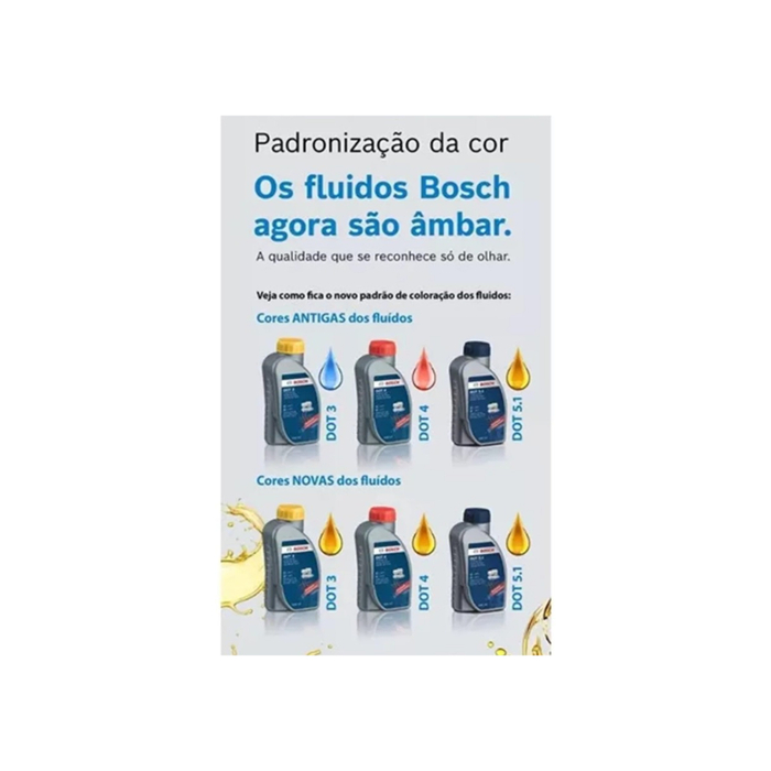 Fluido De Freio Bosch Dot 4 500ml