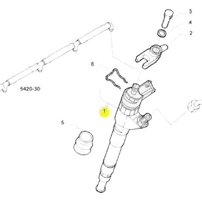 Bico injetor Iveco Daily 3.0 Diesel 5801540211 Daily Original 