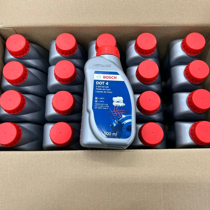 Kit 2 Fluído Freio Bosch Dot 4 500ml Original Pronta Entrega