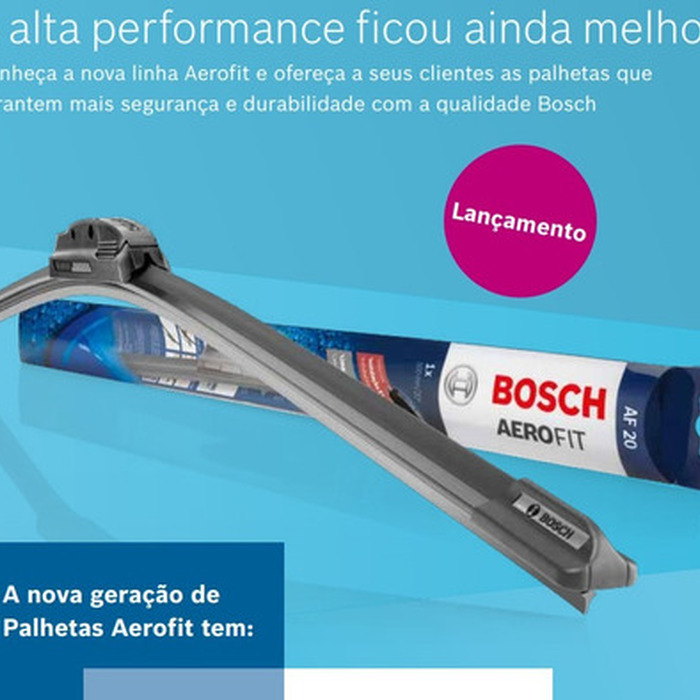 Par de Palhetas Parabrisa Bosch Original Fiat Strada 2010 A 2014