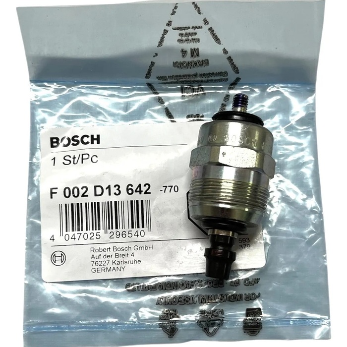 Válvula Solenoide Bomba Injetora S10 Ranger Sprinter Bosch F002D13642